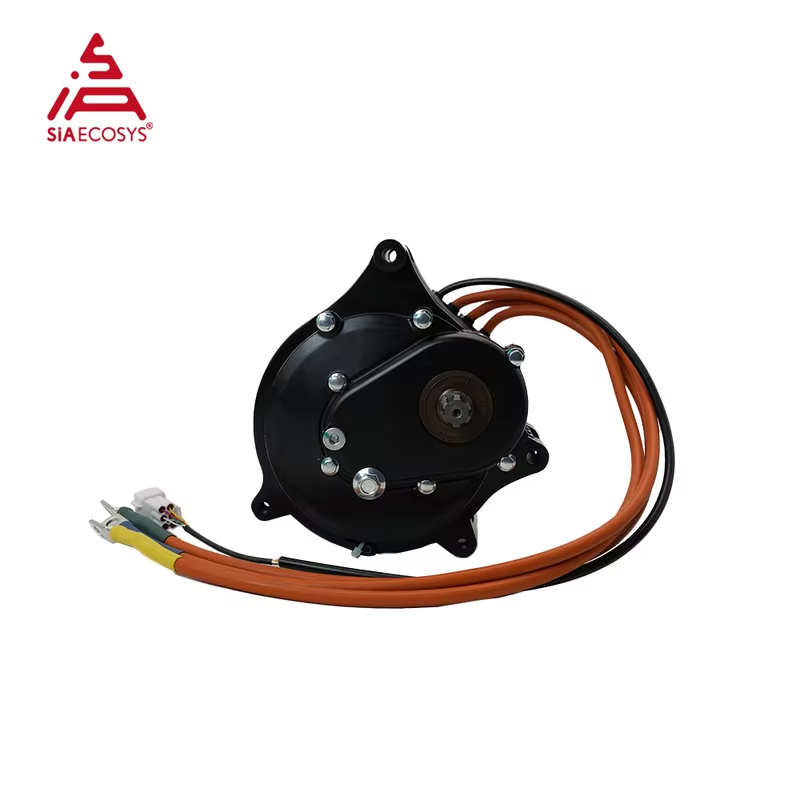 QS MOTOR QS138 3000W 70H V3 5500W Continuous 72V 100KPH Mid Drive Motor with Gearbox for Electric Motorcycle