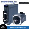 STEPPERONLINE A6 RS485 1KW 750W 400W AC Servo Motor Kit 2.39Nm 220VAC with 17-Bit Absolute Encoder and Driver for CNC Engraver