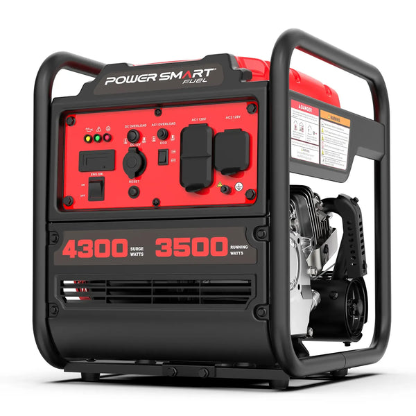 【DealsForYouDays】PowerSmart 4300-4500 Watt Inverter Generator,Heavy Duty Motor,with ECO Mode,Gas Powered,RV Ready,Hurricane season,Storm Weather,Lightweight and Emergency Backup,Camping, EPA Compliant,Summervibes,DB5041 DB5041C DL5040C DB5041C