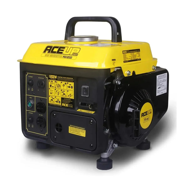 Aceup Energy 1200W 2-Stroke Gas Powered Generator | Portable, Ultralight EPA & CARB Compliant Generator for Camping, Home Improvement Electrical Equipment-AG1200