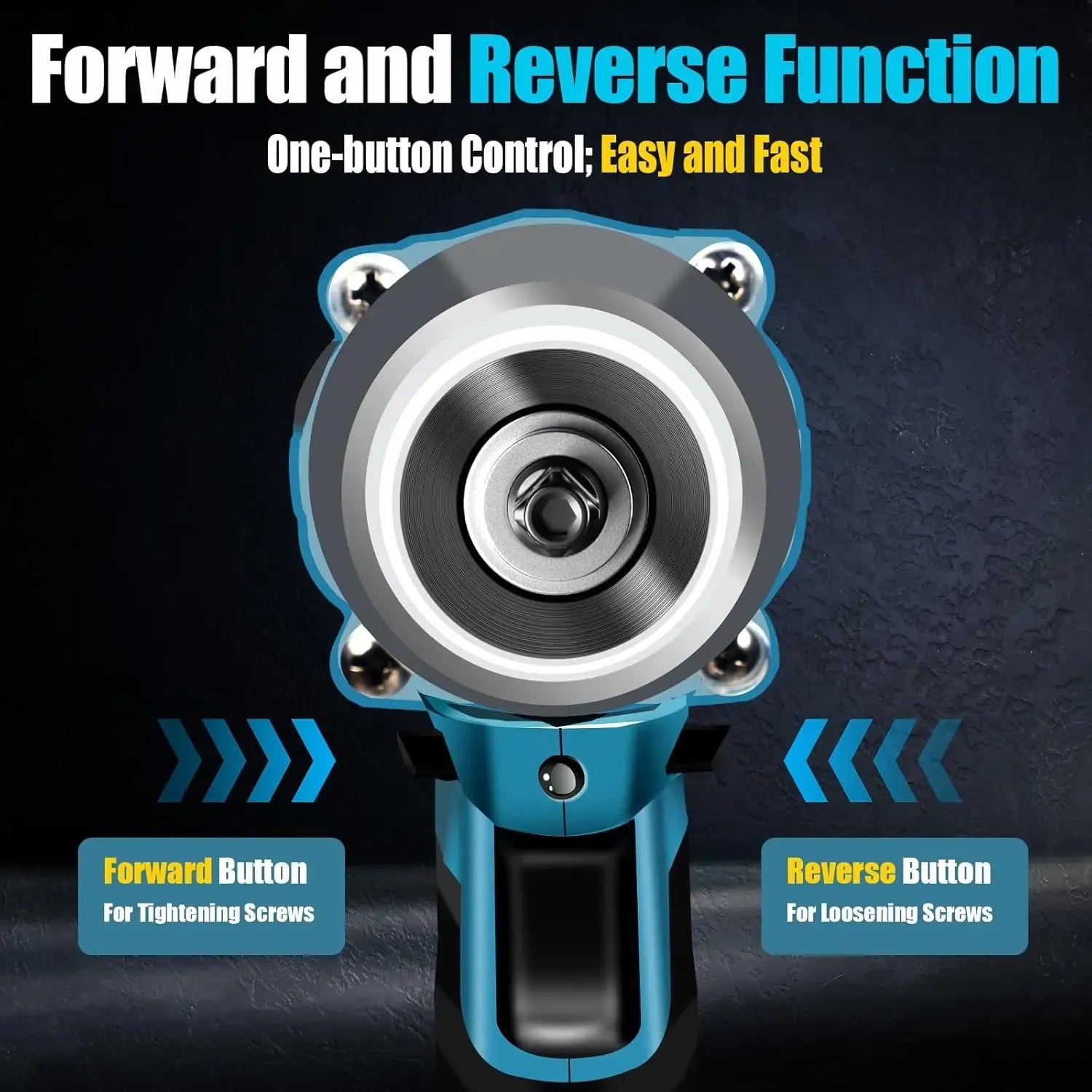 【DealsForYouDays】1/2 Cordless impact Electric Wrenches,3-In-1 High Torque Electric Wrenches With 2x 3000mah Li-Ion Battery,5 Impact Sockets,8 Drills,10 Screws And Tool Case,Impact Tools For Car Lug Nuts (not suitable for modified cars) DealsForYouDays