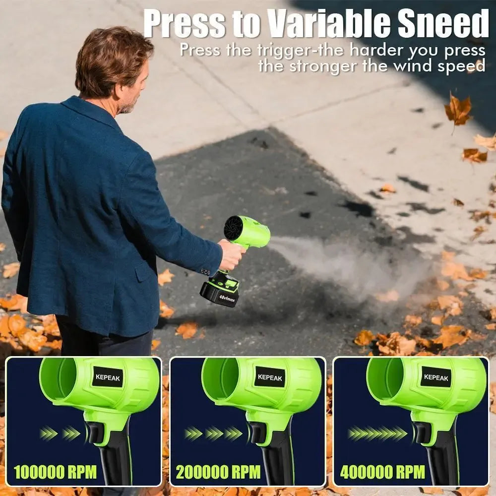 【DealsForYouDays】Turbo Jet Blower,Leaf Blower, Violent Turbo Fan, Pure Copper Motor,Car Drying After Wash, Handheld Snow Blower,Cordless Turbo Power Air Duster,Home Improve,Garden Mainte Holiday gifts,father'sdaygifts