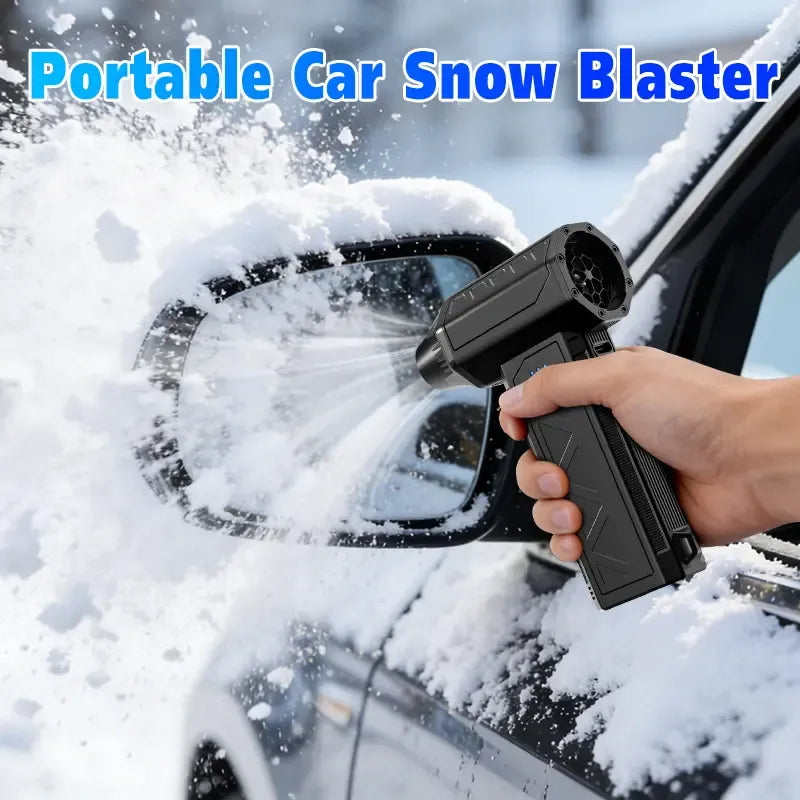 180W Ultra-Powerful Air Duster: 150K RPM for Violent Dust/Snow Removal. Blast Away Debris from PCs, Car AC Vents & Seat Corners, Furniture, Yard Leaves & Pet Hair. High-Speed Handheld Blower with Brushless Motor.