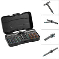 【DealsForYouDays】SEESE 24 in 1 DlY Screwdriver Set,1 Set SwitchableScrewdriver Shape Magnetic Screwdriver Set,Compact and Portable Ratchet Screw0driver SetHome Repair Tool Box