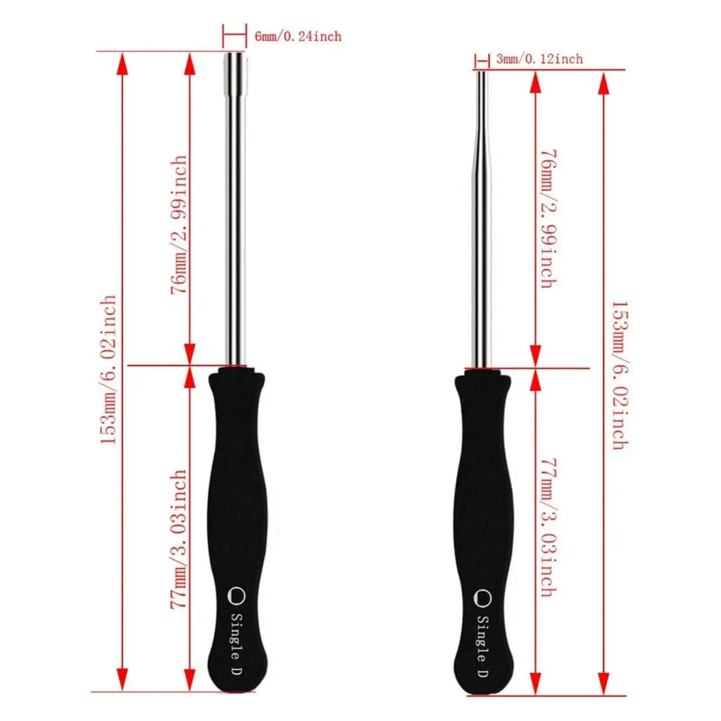Carburetor Adjustment Tool Kit 10 Pcs Screwdrivers for Common 2 Cycle Small Engine, Trimmer Weed Eater Chainsaw Carb Tune up Adjusting Hand Tool