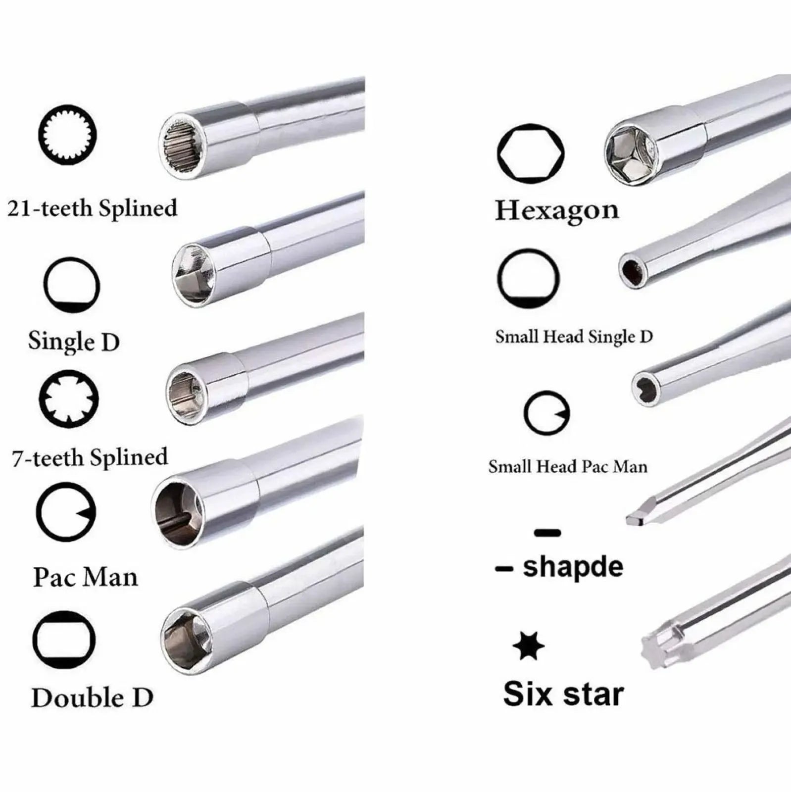 Carburetor Adjustment Tool Kit 10 Pcs Screwdrivers for Common 2 Cycle Small Engine, Trimmer Weed Eater Chainsaw Carb Tune up Adjusting Hand Tool