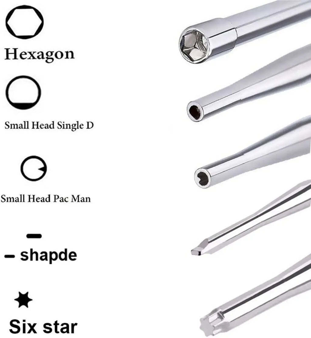 Carburetor Adjustment Tool Kit 10 Pcs Screwdrivers for Common 2 Cycle Small Engine, Trimmer Weed Eater Chainsaw Carb Tune up Adjusting Hand Tool