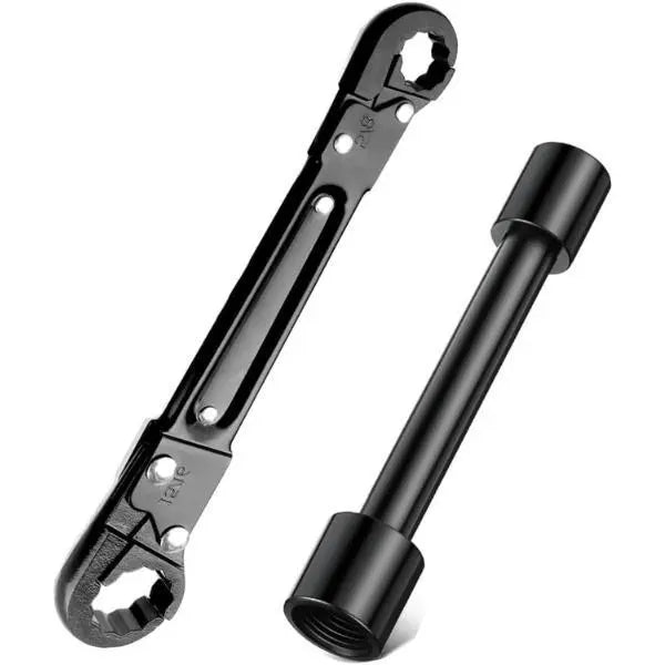 RDS SCM Plumbing Tools – Dual Kwik Tite Wrench Kit, Angle Stop Wrench, Plumbing Wrench. Professional plumbing toolset specially designed for confined spaces for easy angle stop and supply nut installation. Must-have for plumbers.,father'sdaygifts
