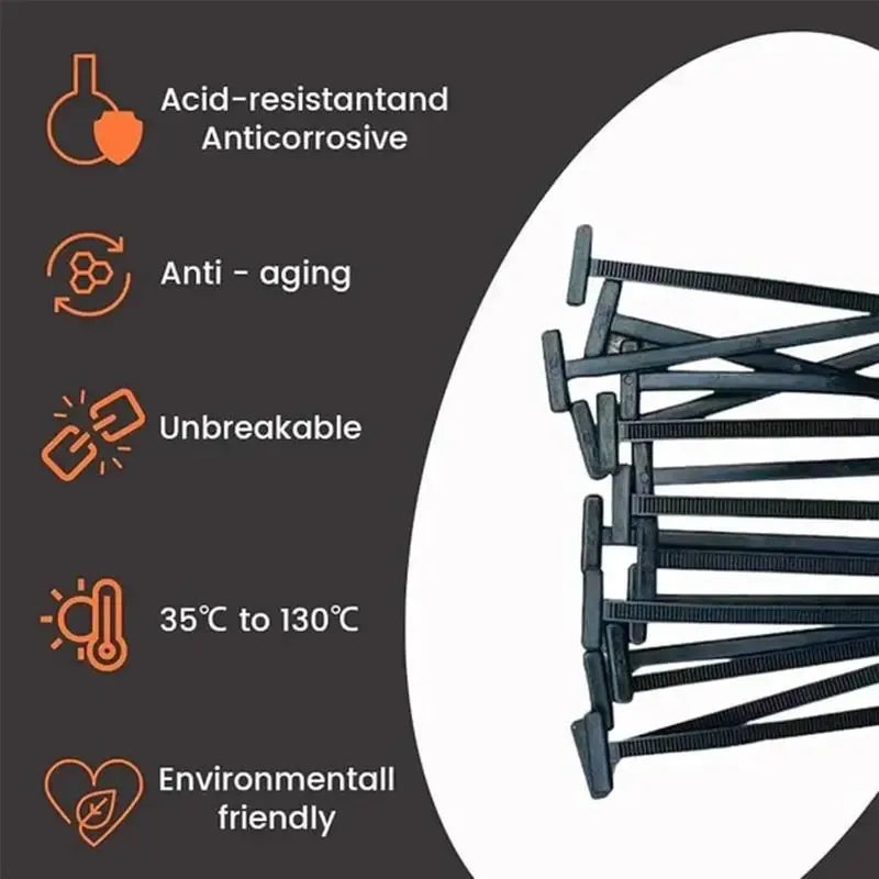 30-90 Nylon Universal Cable Tie Clips Securing, Self-Locking Nylon Strap Clamps, Multi-Function Durable Plastic Cable Organizer Tool Multifunctionality for Car Repair