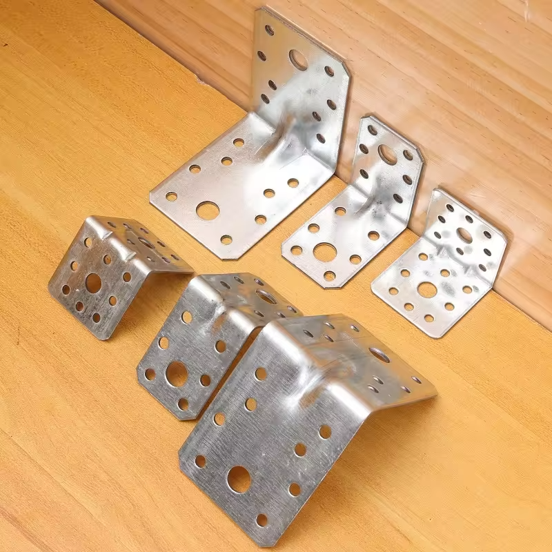 L-Shaped Corner Bracket Heavy Duty Stainless Steel Layer Board Fixed Connector Right Angle Shelf Joint Fasteners Hardware Kits