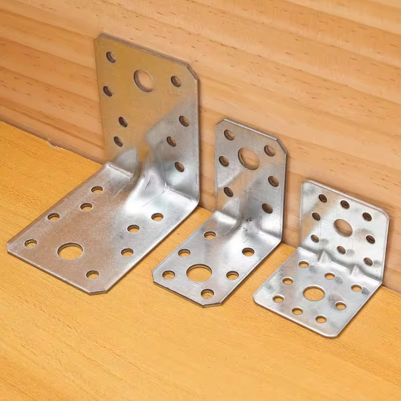 L-Shaped Corner Bracket Heavy Duty Stainless Steel Layer Board Fixed Connector Right Angle Shelf Joint Fasteners Hardware Kits