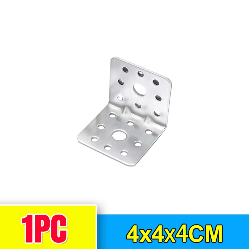 L-Shaped Corner Bracket Heavy Duty Stainless Steel Layer Board Fixed Connector Right Angle Shelf Joint Fasteners Hardware Kits